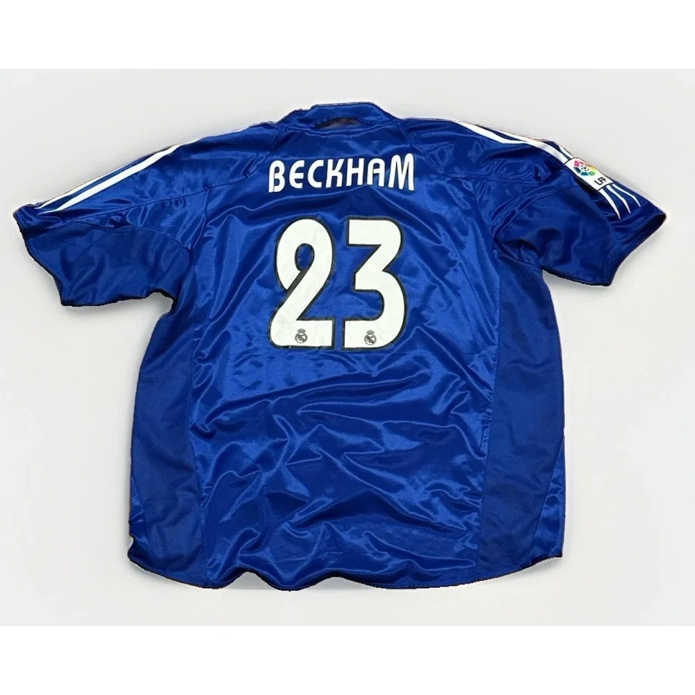 Real Madrid David Beckham #23 Season 2003-2004 Away Jersey Mens XL Kit Shirt